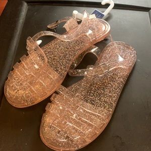 Gap Pink Jelly Sandals - Big Girls 5 - NEW